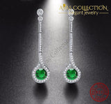 Luxury Emerald Drop Dangle Earring Earrings