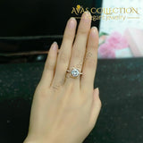 Double Fair Engagement Ring Rings