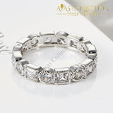 Women's Eternity Band 18k GP White Gold - Avas Collection
