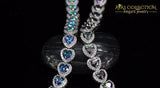 Mystic Light Blue Crystal Love / Avas Collection Bracelet Chain & Link Bracelets