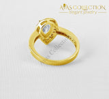 10k Solid Yellow Gold 1.5 ct  Pear Cut - Avas Collection