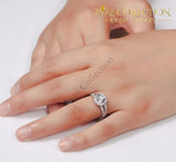 2 Carat Lovely Engagement Ring/ Simulated Diamonds Wedding Bands