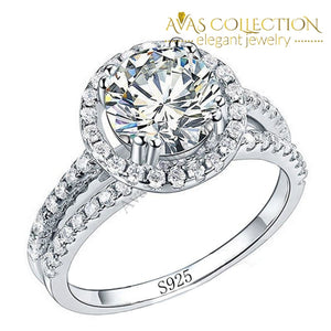 2 Carat Lovely Engagement Ring/ Simulated Diamonds Wedding Bands