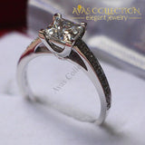 Princess 1Ct Promise/ Engagement Ring Synthetic Diamonds Wedding Bands