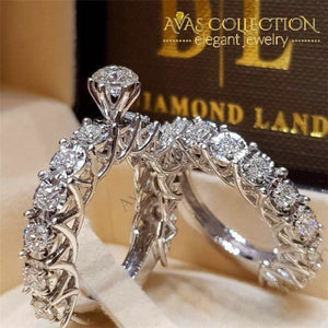 Luxury All Around The World Wedding Ring Engagement Rings