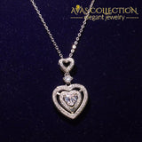 Sparkling Luxury Heart Necklace - Avas Collection