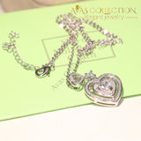 Sparkling Luxury Heart Necklace - Avas Collection