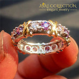 Cross Eternal Band Rings