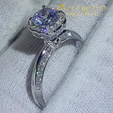 Round Cut Elegant Promise/Engagement Ring - Avas Collection