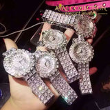 Iced Out Luxury Women's Watch in Silver/ Gold - Avas Collection