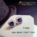 Luxury Royal Blue Earrings Collection Drop