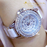 Fashion Watch Crystal Dress In Gold Or Silver Womens Watches