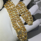 Iced Out 12.5mm Heavy Miami Cuban Link Chain