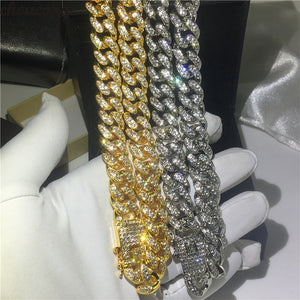 Iced Out 12.5mm Heavy Miami Cuban Link Chain