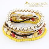 Multi-Layer Beads Bracelet/ Avas Collection Charm Bracelets