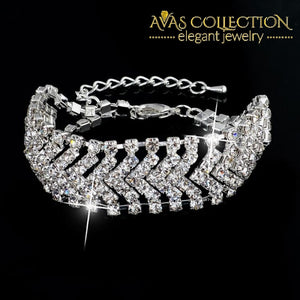 Luxury Crystal/ Avas Collection Bracelet Charm Bracelets