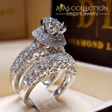 Luxury Wedding Ring Set -Smt4330 10 Engagement Rings