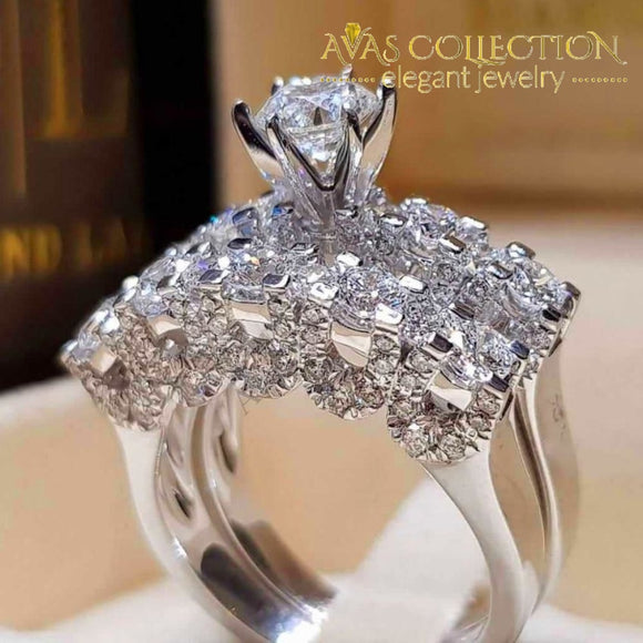 Luxury Female Vintage Wedding Rings For Women-Smt3831 Engagement