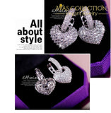 Luxury Heart Earrings - Avas Collection