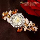 Colorful Crystal Bracelet Watch Womens Watches