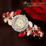 Colorful Crystal Bracelet Watch Womens Watches