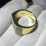 Male 14k Yellow Gold Filled Hip Hop Ring - Avas Collection