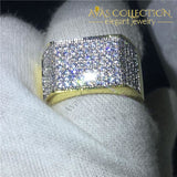 Male 14k Yellow Gold Filled Hip Hop Ring - Avas Collection