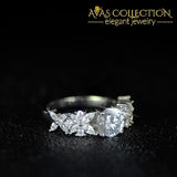 925 Silver Plant Design Ring - Avas Collection
