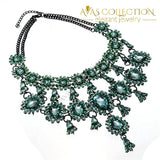 Elegant 5 Colors Crystal Necklace Pendant Necklaces