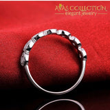 Solid  925 Sterling Silver Band Eternity Ring - Avas Collection