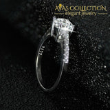 Classic Promise Ring/ Engagement Ring Solid 925 Silver Rings