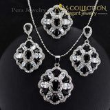 Elegant Design Big Square 3 Piece Jewelry Set Sets