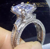 Luxury 10ct Eiffel Tower Engagement Ring - Avas Collection