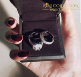14KT White Gold Filled Wedding Ring - Avas Collection