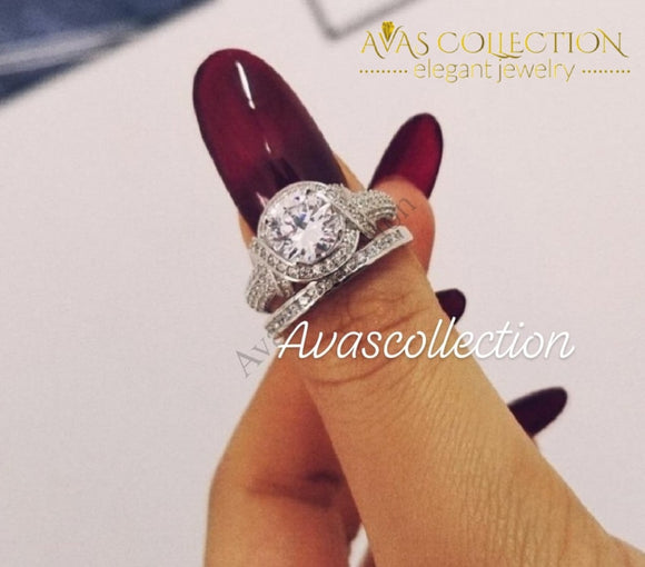 Vintage Style 2 Ct Engagement Ring - Avas Collection