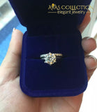 Luxury quality 2 Carat Sona Diamonds Bridal set - Avas Collection
