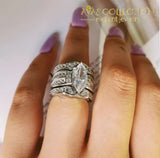 3-In-1 Marquise Cut Rings