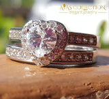 Heart Ring Set - Avas Collection