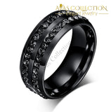 Couples Ring- Black Gold Filled Rings