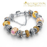 Crystal Beads Bracelet/ Avas Collection Charm Bracelets