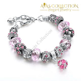 Crystal Beads Bracelet/ Avas Collection Charm Bracelets