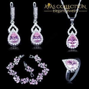 Vintage Russian Style Purple Jewelry Set - Avas Collection