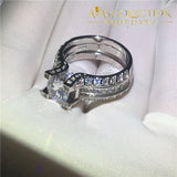 8mm 10k White Gold Filled Wedding Ring - Avas Collection