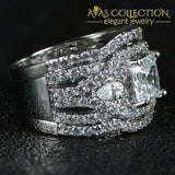 Wedding Engagement Ring Set R4882 Rings
