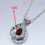 Black Zircon Water Drop Women 4PCS Jewelry Set - Avas Collection