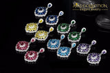 Elegant Design Big Square 3 Piece Jewelry Set Sets
