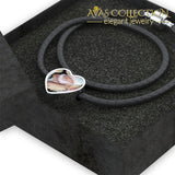 Victoria S/m Woven Braided Bracelet & Charm