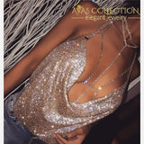 Sexy Sequins Top Chain Necklaces