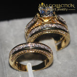 3-In-1 14Kt Yellow Gold Filled Rings