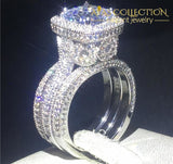 3-In-1 Vintage Promise Wedding Ring Set Engagement Rings